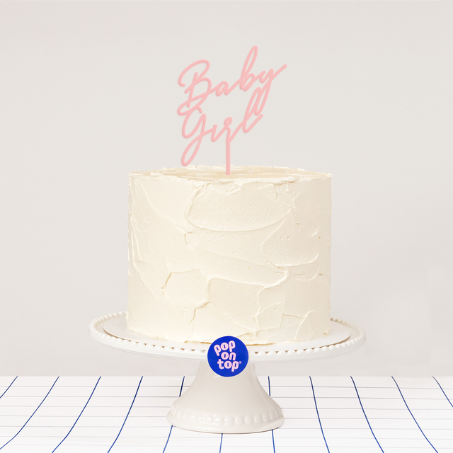 B01 Baby Girl - Cake Topper