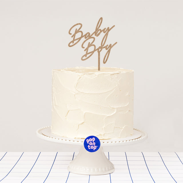 B02 Baby Boy - Cake Topper