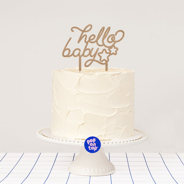 B03 Hello Baby - Cake Topper