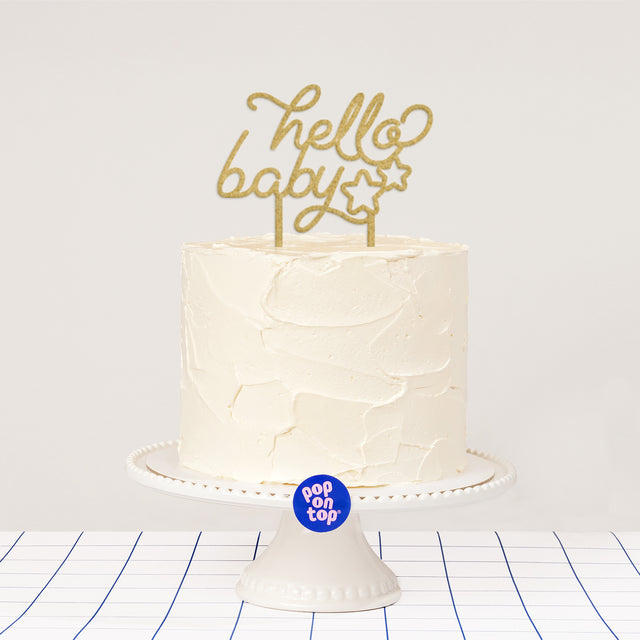 B03 Hello Baby - Cake Topper