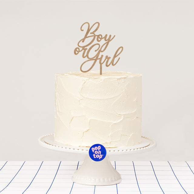 B05 Boy Or Girl - Cake Topper