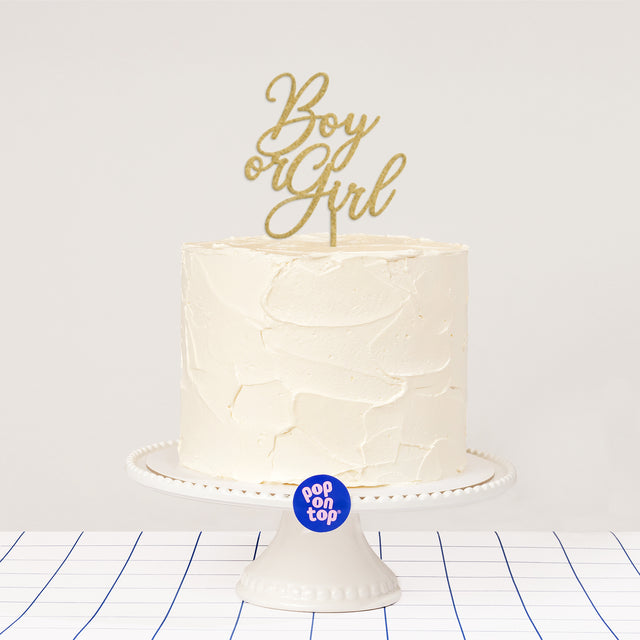 B05 Boy Or Girl - Cake Topper