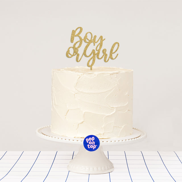 B16 Boy Or Girl - Cake Topper