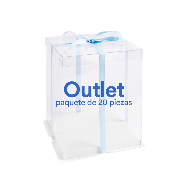 Cajas Transparentes para Pastel - Outlet