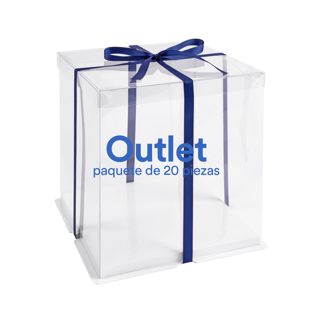Cajas Transparentes para Pastel - Outlet