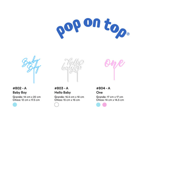 Cake Toppers - Mix / Acrílico
