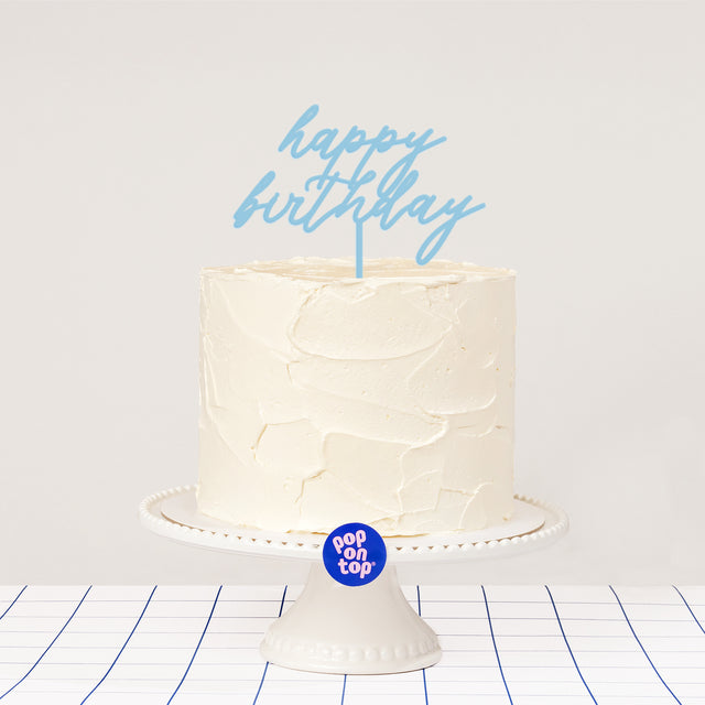 F02 Happy Birthday - Cake Topper