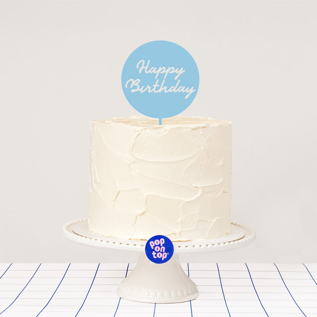 F03 Happy Birthday - Cake Topper