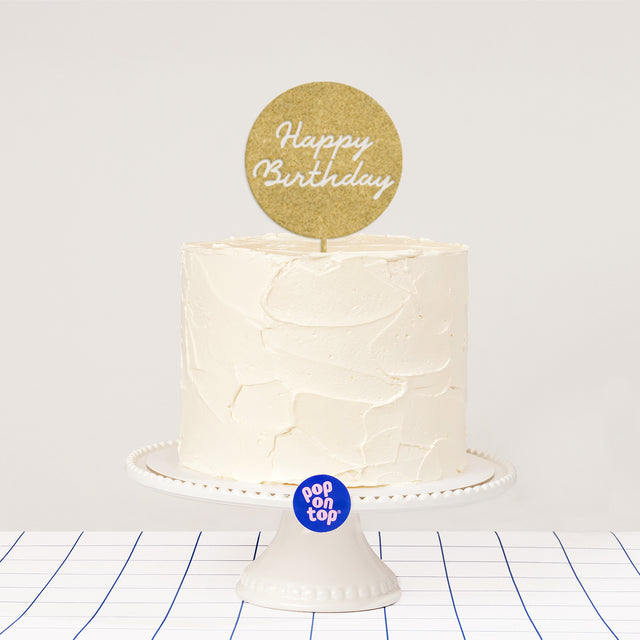 F03 Happy Birthday - Cake Topper