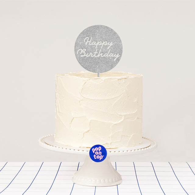 F03 Happy Birthday - Cake Topper