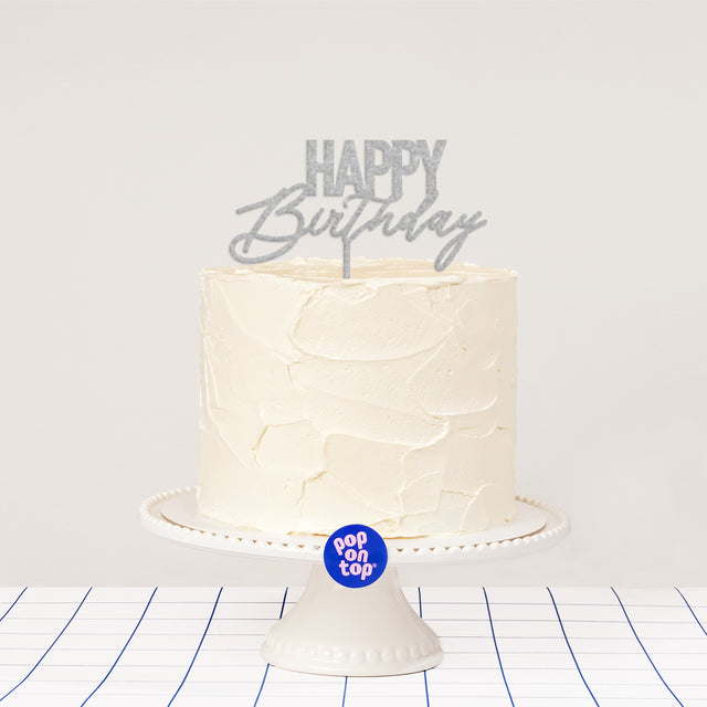 F04 Happy Birthday - Cake Topper