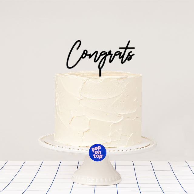 F08 Congrats - Cake Topper