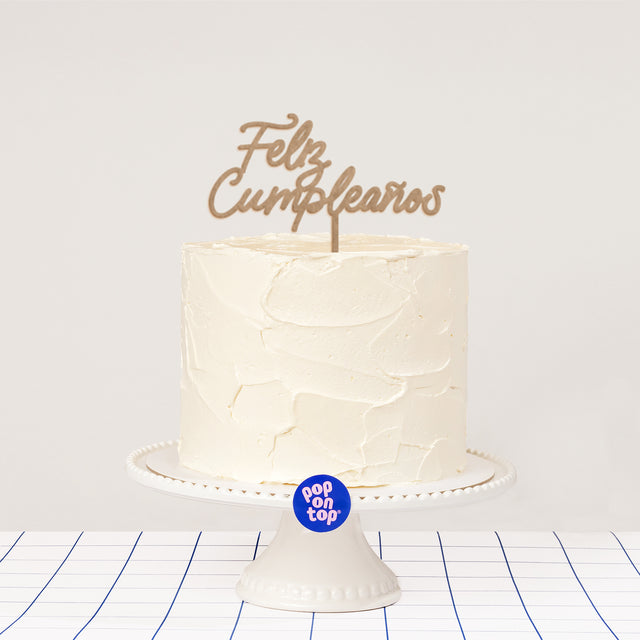 F09 Feliz Cumpleaños - Cake Topper