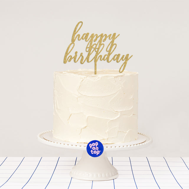 F14 Happy Birthday - Cake Topper