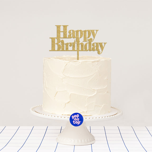 F17 Happy Birthday - Cake Topper