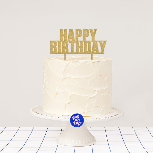 F20 Happy Birthday - Cake Topper