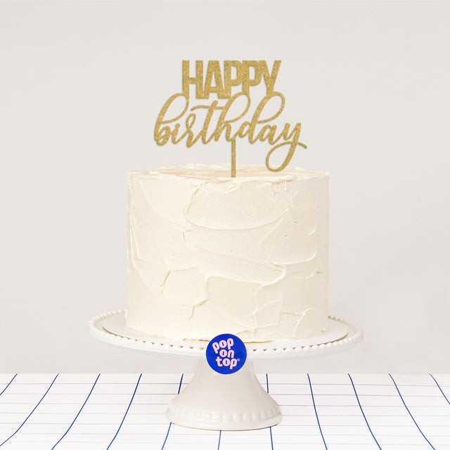 F21 Happy Birthday - Cake Topper