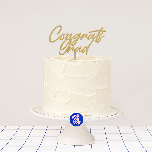 G03 Congrats Grad - Cake Topper