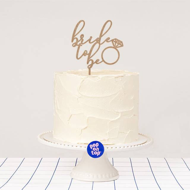 N03 Bride To Be (Anillo) - Cake Topper