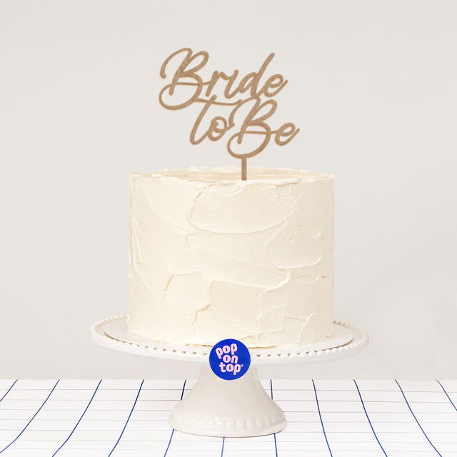 N04 Bride To Be - Cake Topper