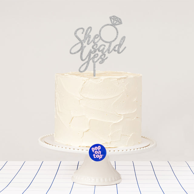 N05 She Said Yes - Cake Topper