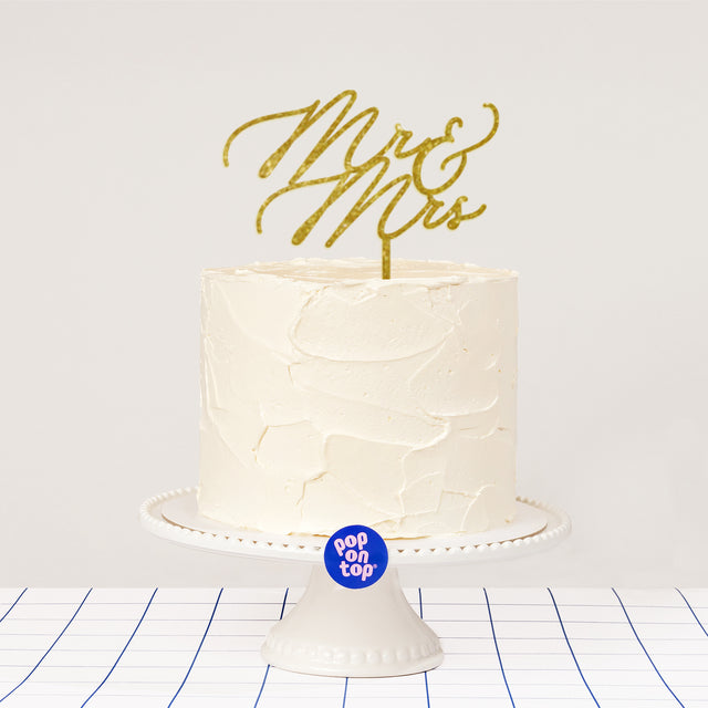 N06 Mr & Mrs - Cake Topper