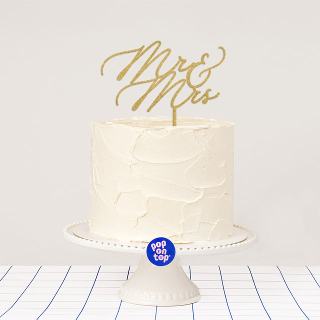 N06 Mr & Mrs - Cake Topper