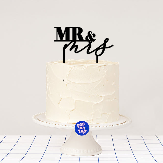 N14 Mr & Mrs - Cake Topper