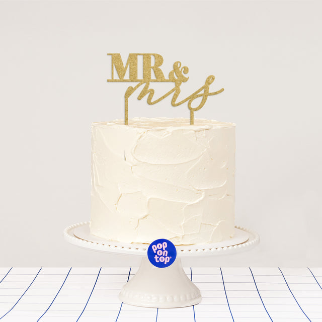 N14 Mr & Mrs - Cake Topper