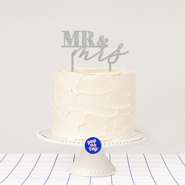 N14 Mr & Mrs - Cake Topper