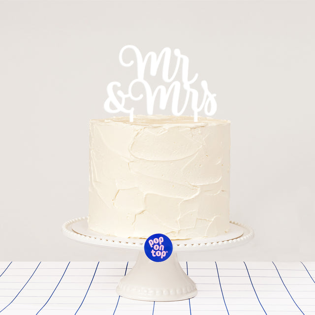 N15 Mr & Mrs - Cake Topper