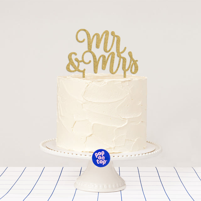 N15 Mr & Mrs - Cake Topper