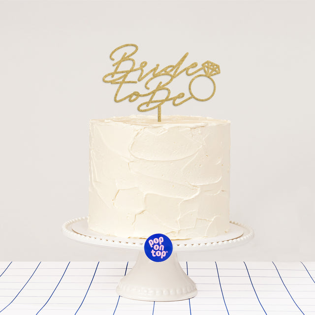 N18 Bride To Be (Anillo) - Cake Topper