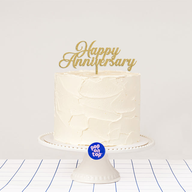 N19 Happy Anniversary - Cake Topper