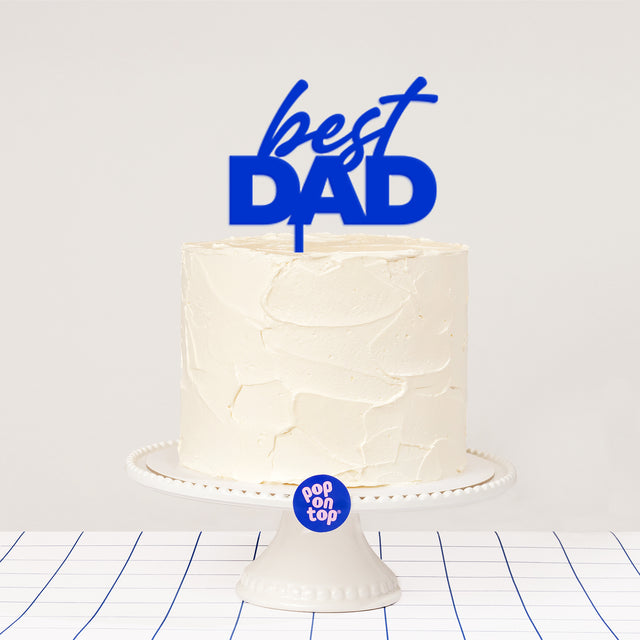 P07 Best Dad - Cake Topper