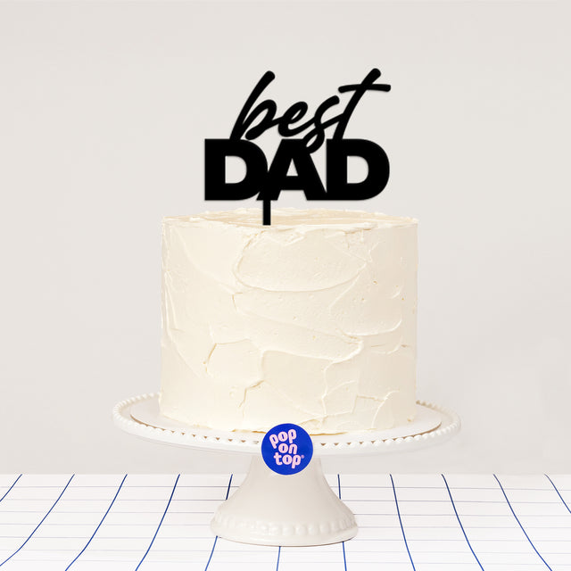 P07 Best Dad - Cake Topper