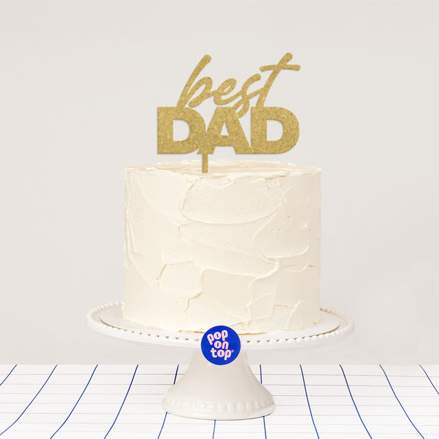 P07 Best Dad - Cake Topper