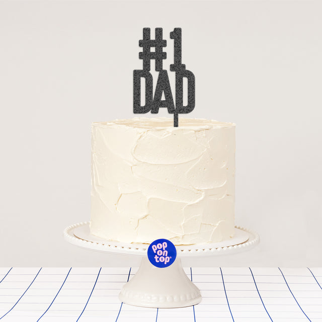 P08 #1 Dad - Cake Topper