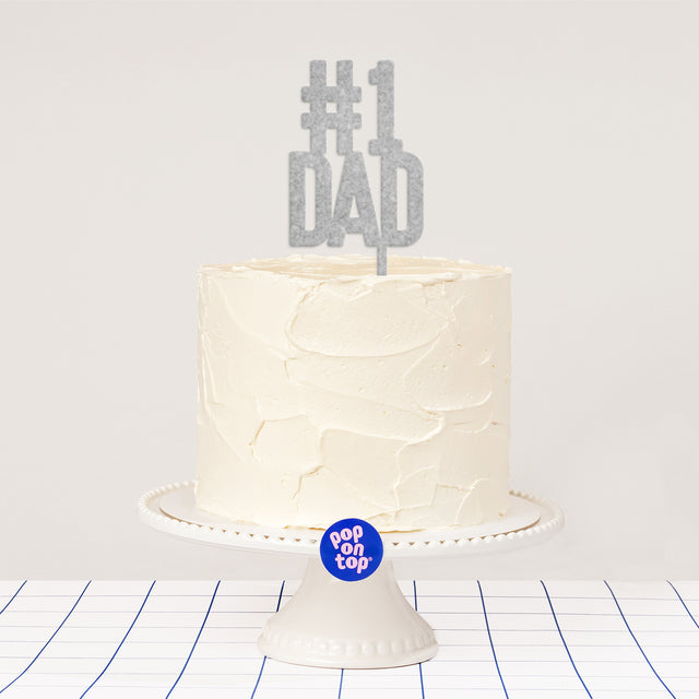 P08 #1 Dad - Cake Topper