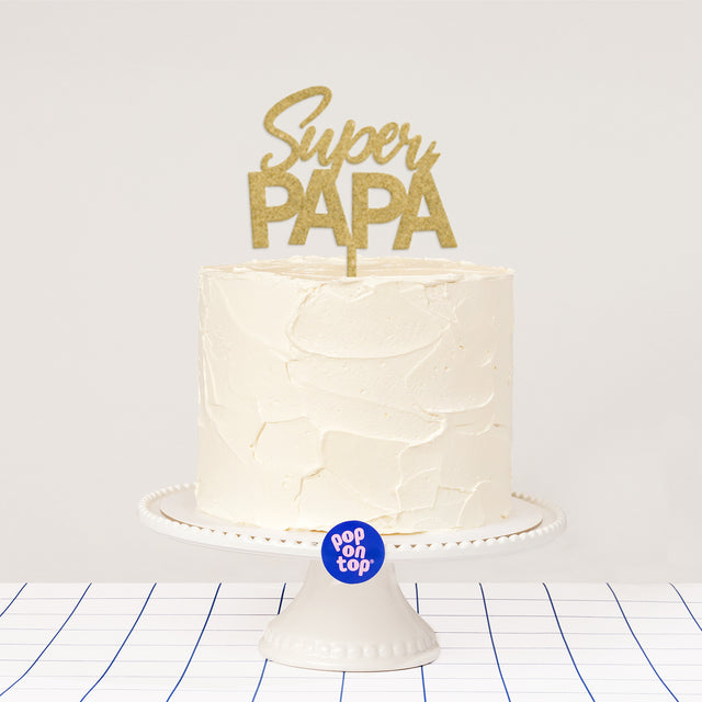 P11 Super Papa - Cake Topper